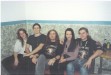 Backstage in Bielefeld (Germany), 2000, 1st tour