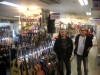 Dominik and Lanvall in the Music Mega Store