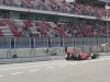 Lewis Hamilton in the pitlane