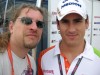with Force India driver Adrian Sutil